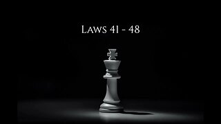 48 Laws of Power by Robert Greene | Laws 41 - 48 | Key Lessons & Conclusion
