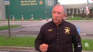 Martin County Sheriff William Snyder reacts to video of George Floyd