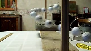 Golf Ball Pendulums Shapeshift And Form Amazing Spirals