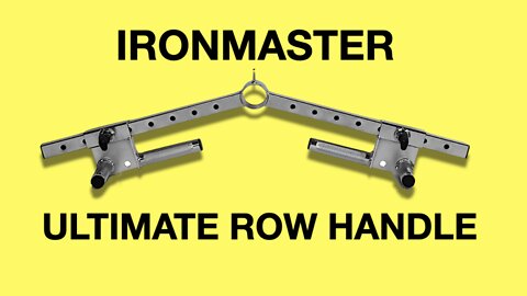 IronMaster Ultimate Row Handle Review (Back Widow Alternative)