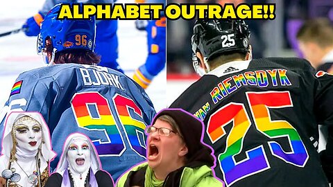 NHL Hockey UNDER FIRE from ALPHABETS for BANNING of PRIDE JERSEYS!