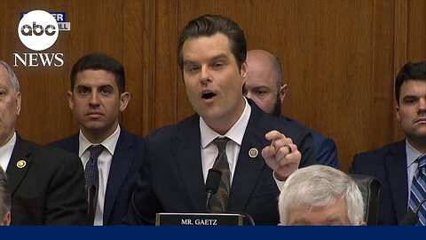 Heated exchange between AG Garland and Rep. Matt Gaetz