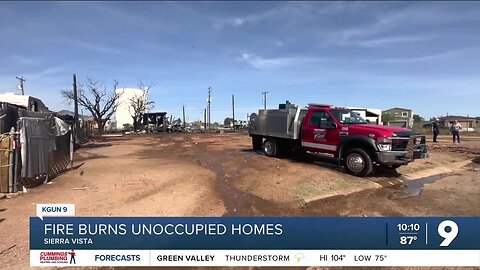 Fire destroys multiple homes in Sierra Vista
