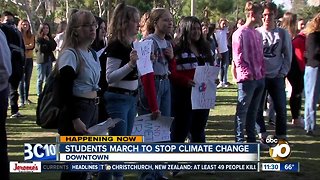 Local students join the international “Youth Strike for Climate”