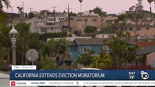 California extends eviction moratorium, rent relief