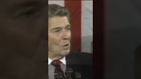 Ultimate answer to Violent Criminals… 🗡️⚡️ Ronald Reagan 1985 * #PITD #Shorts (Linked)