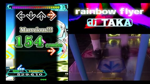 rainbow flyer - EXPERT (11) - AAA#089 (Black Flag #002) on Dance Dance Revolution A20 PLUS (AC, US)