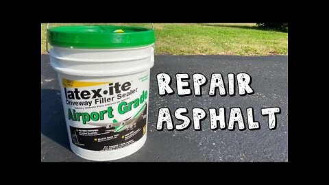 How To Repair Asphalt Driveway with Latex-ITE Filler Sealer