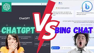 ChatGPT vs Bing Chat - quick and dirty COMPARISON