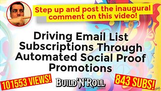Driving Email List Subscriptions Through Automated Social Proof Promotions