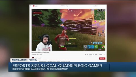 Record-winning quadriplegic gamer