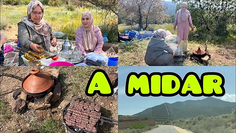 Une journée avec ma famille à Midar 🇲🇦 يوم مع اهلي بجبل ميضار (المغرب) (morocco)