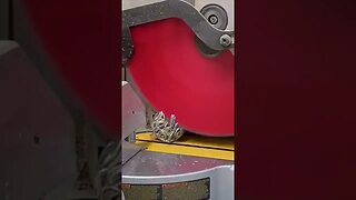 Epoxy aluminum and miter saw #shorts #shortvideo #woodworking #subscribe #aluminium