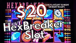 Playing $20 on HexBreaker Slot at Silverton Casino - Las Vegas
