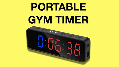 Home Gym Interval Timer (Portable Magnetic Gym Timer)