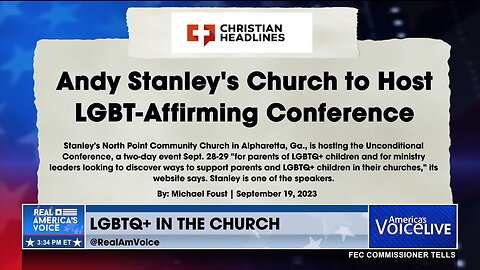 Andy Stanley | Andy Stanley's Church to Host LGBT-Affirming Conference - September 19th 2023