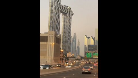 Dubai city driving..