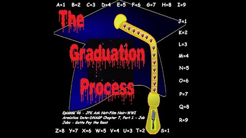 046 The Graduation Process Episode 46 JFK Ask Not+Film Noir+WWI Armistace Signed+DHAGP, Chapter 7...