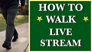 How to Walk-Live Stream with Todd Martin MD from The Walking Code