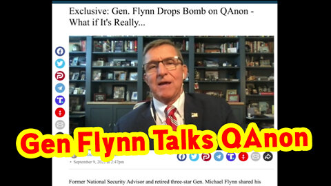 Gen Flynn Talks QAnon > Is Q The PsyOp - Is It This Interview