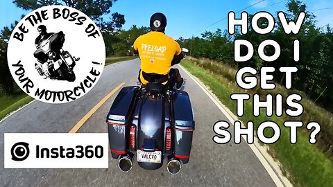How Do I Get Those Shots On My Motorcycle? Insta360 X3 - AWESOME 360º Camera!