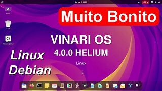 Conheça o novo Vinari OS Linux Debian 12. Sistema Robusto e Fácil de usar