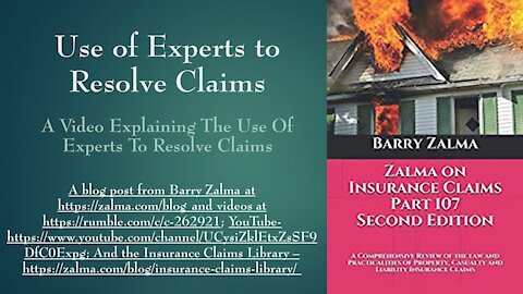 Use of Experts to Resolve Claims
