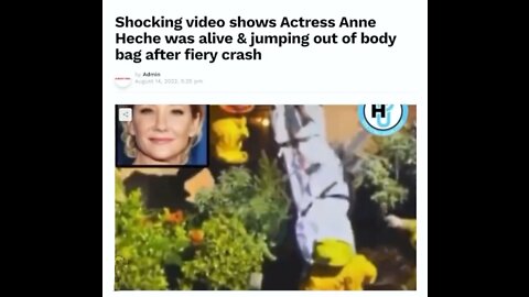 Shocking Video shows Actress Anne Heche trying to escape from a body bag