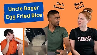 Uncle Kumaar and Minah Salleh reacts to Uncle Roger Egg Fried Rice video