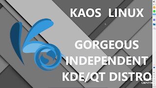 KaOS Linux - Gorgeous Independent KDE/QT Distro