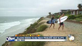 Billions needed to fix Del Mar track problems near bluffs