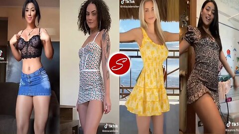 😘 Rate the Girls - Best TikTok Miniskirt Looks - Hot Women Sexy Dance Contest 👗💃 #10