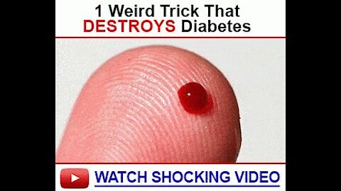 Type 2 Diabetes Symptoms Men&Women |1 Weird Trick That Destroys Diabetes