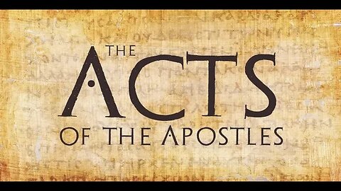 Acts - Chapter 2 - Pentecost