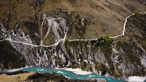 Skipper Canyon Road - very dangerous road - "SHOCKING"