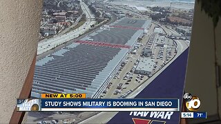 Study shows military is booming in San Diego