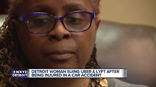 Detroit woman suing Uber, Lyft following distracted driving crash