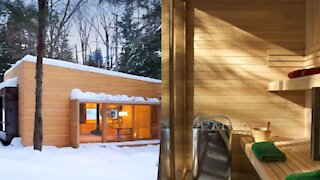 Ce chalet avec spa et sauna caché dans les Laurentides est l'endroit rêvé pour décrocher