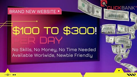NEW WEBSITE! How To Make Money $100 - $300 Per Day, Affiliate Marketing, Free Traffic