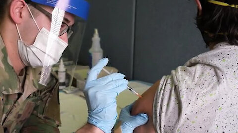 U.S. Army Soldiers support COVID-19 vaccination 03/07/2021