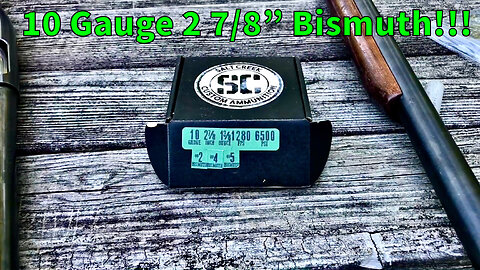 Salt Creek 10GA 2 7/8” Bismuth #4 H&R 10 Gauge 36” Barrel