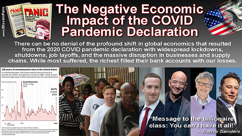 The Negative Economic Impact of the COVID Pandemic Declaration
