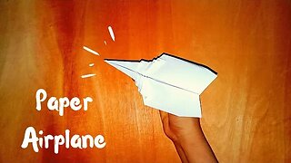 DIY - HOW TO MAKE A BOOMERANG AIRCRAFT A4 PAPER - ( super flying easy ) - eira's Tube