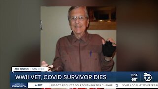 San Diego World War II veteran, COVID-19 survivor dies