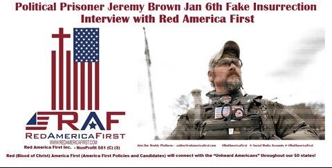 Jeremy Brown Calling From Pinellas County - Political Prisoner - Interview with Red America First