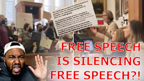 WOKE LGBTQ+ Activists LOSE THEIR MINDS PROTESTING Free Speech Event At Yale