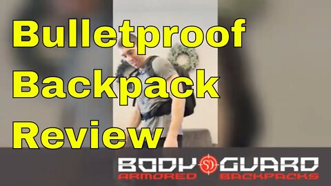 Bulletproof Backpack Review: This thing is BAD ASS!! 🔥