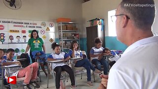 JOÃO DE DEUS VISITA ESCOLA DA ZONA RURAL