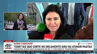 Tebet diz que cortes no orçamento da Saúde e Educação não atingirão pastas