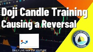 Doji Candle Training Causing a Reversal Stock Market